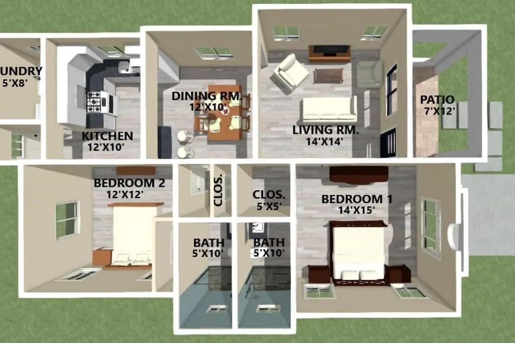 בית נופש אוצ'ו ריוס Montana Villa
